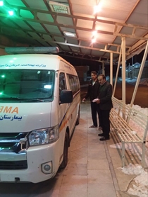 بازدید مهندس مرتضوی، مسئول امور اداری و حراست از  بیمارستان امام سجاد (ع) کوهرنگ،